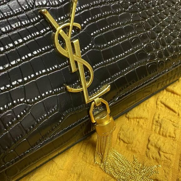 Yves Saint Laurent Fringed single-shoulder crossbody bag - Picture 5 of 7